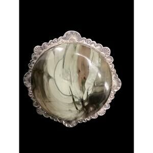 Sterling Silver Brooch Jasper Stone